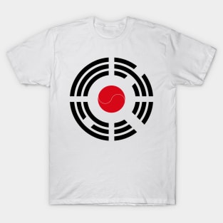 Korean Japanese Multinational Patriot Flag Series T-Shirt